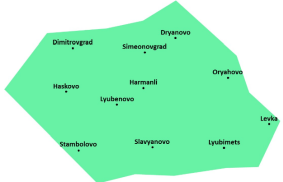 карта на територията