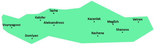 карта на територията